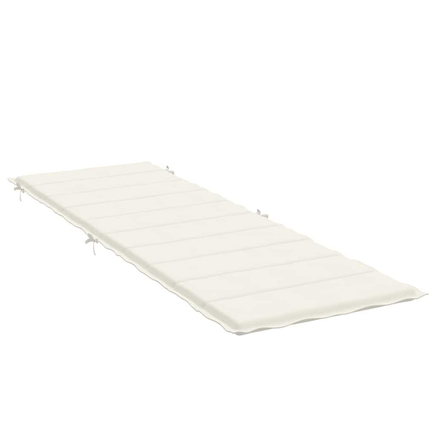 Ligbedkussen 186X58X4 Cm Stof Gemêleerd Crèmekleurig crème mix