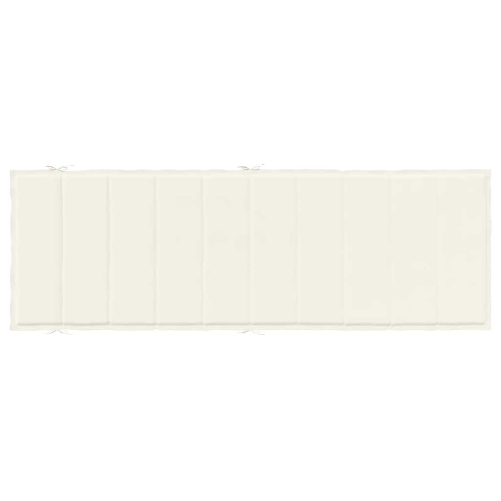 Ligbedkussen 186X58X4 Cm Stof Gemêleerd Crèmekleurig crème mix