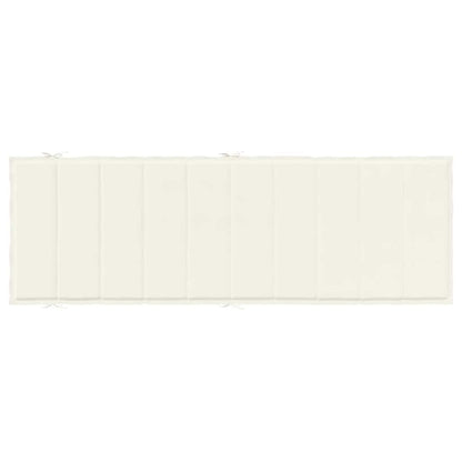 Ligbedkussen 186X58X4 Cm Stof Gemêleerd Crèmekleurig crème mix