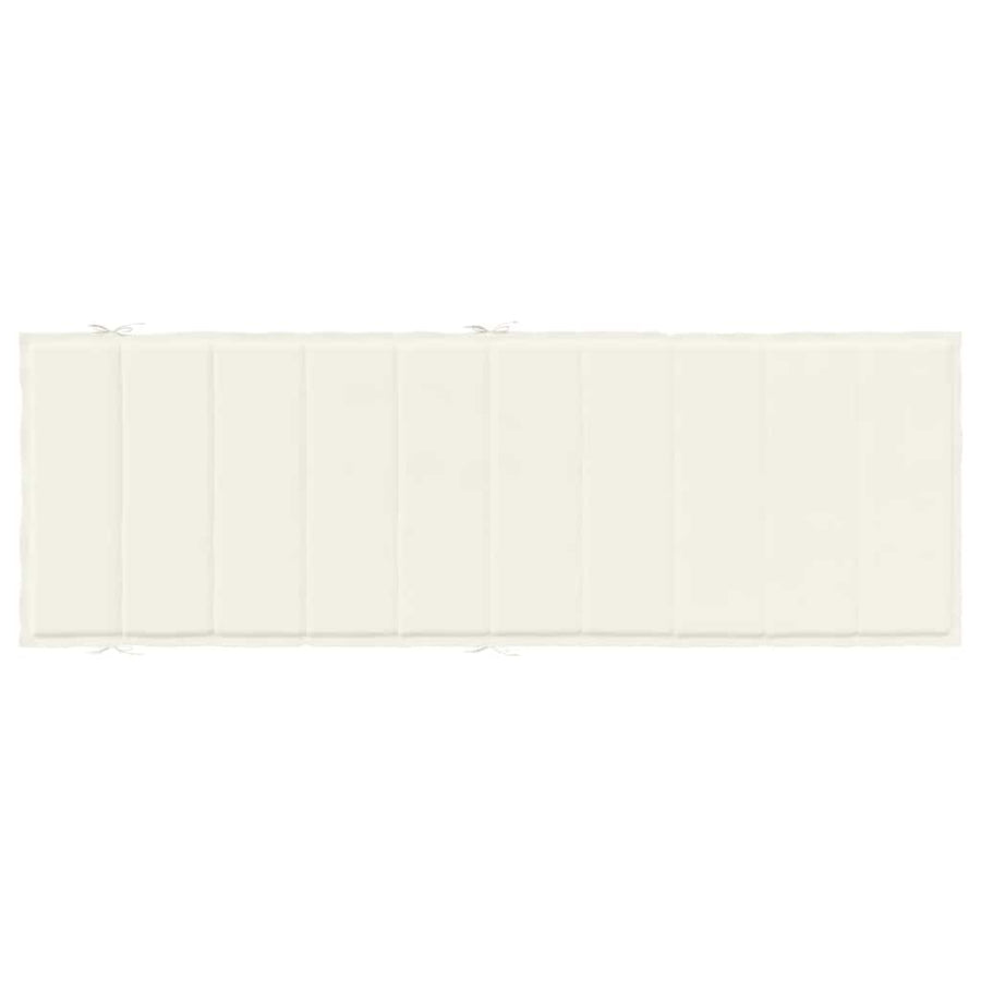 Ligbedkussen 186X58X4 Cm Stof Gemêleerd Crèmekleurig crème mix