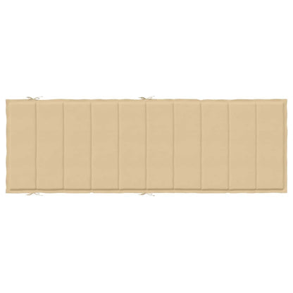 Ligbedkussen 186X58X4 Cm Stof Gemêleerd Beige beige mix