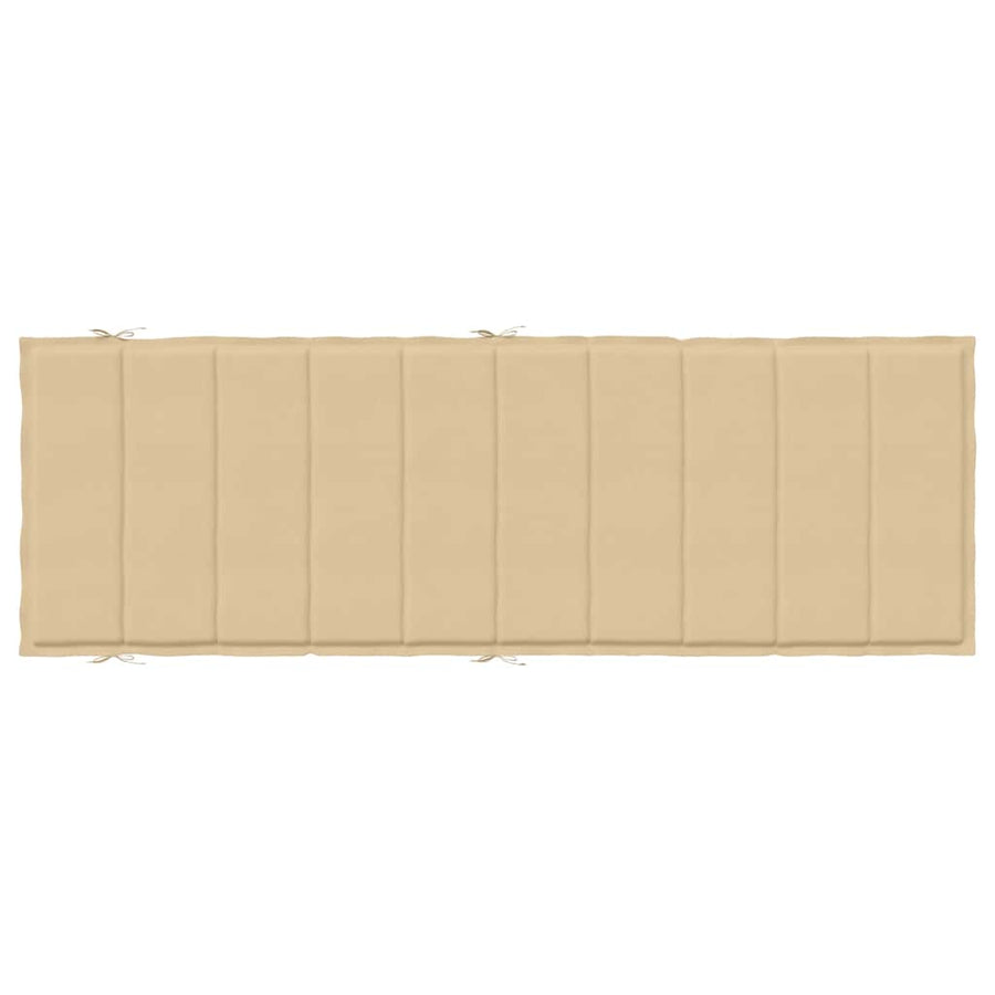 Ligbedkussen 186X58X4 Cm Stof Gemêleerd Beige beige mix