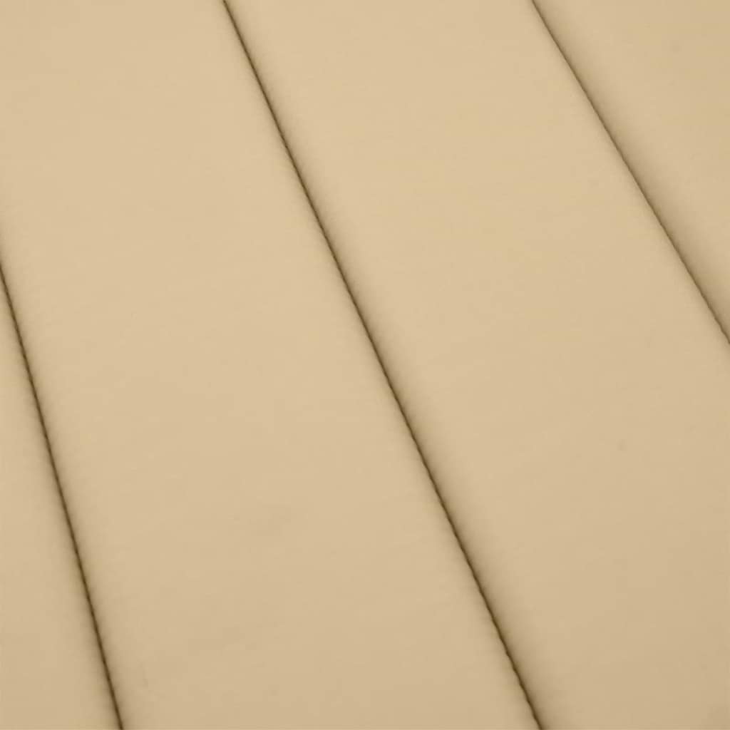 Ligbedkussen 186X58X4 Cm Stof Gemêleerd Beige beige mix
