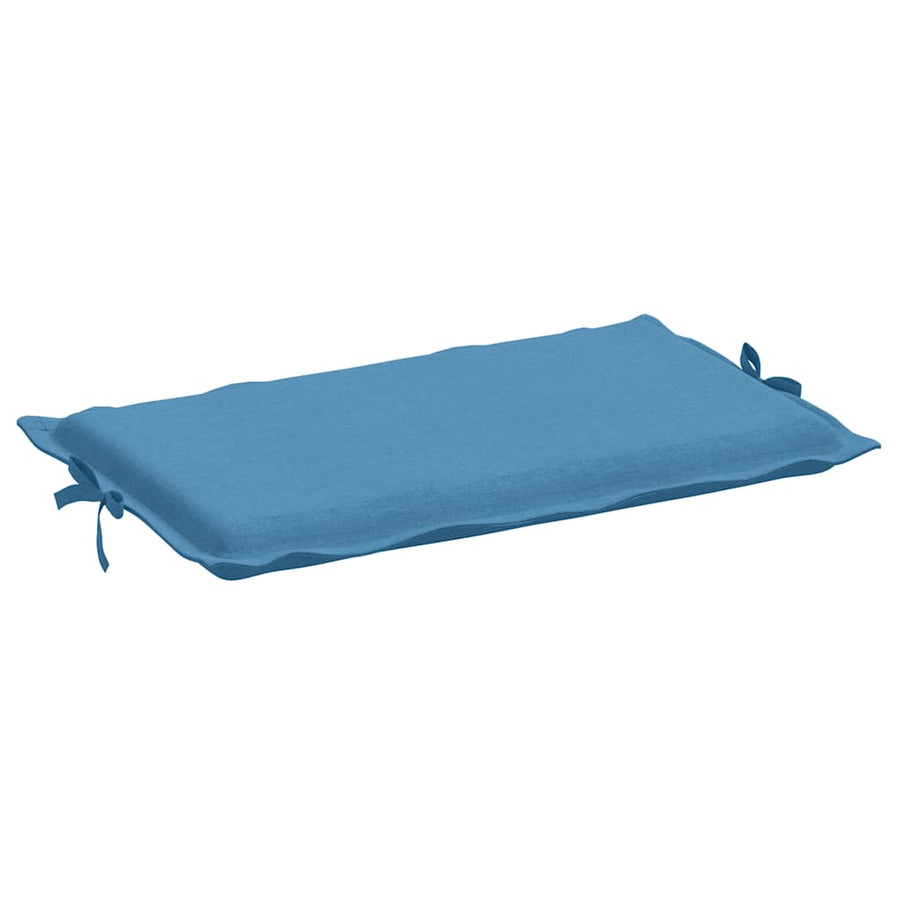 Ligbedkussen 186x58x4 cm stof gemêleerd blauw