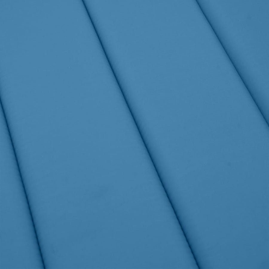 Ligbedkussen 186x58x4 cm stof gemêleerd blauw