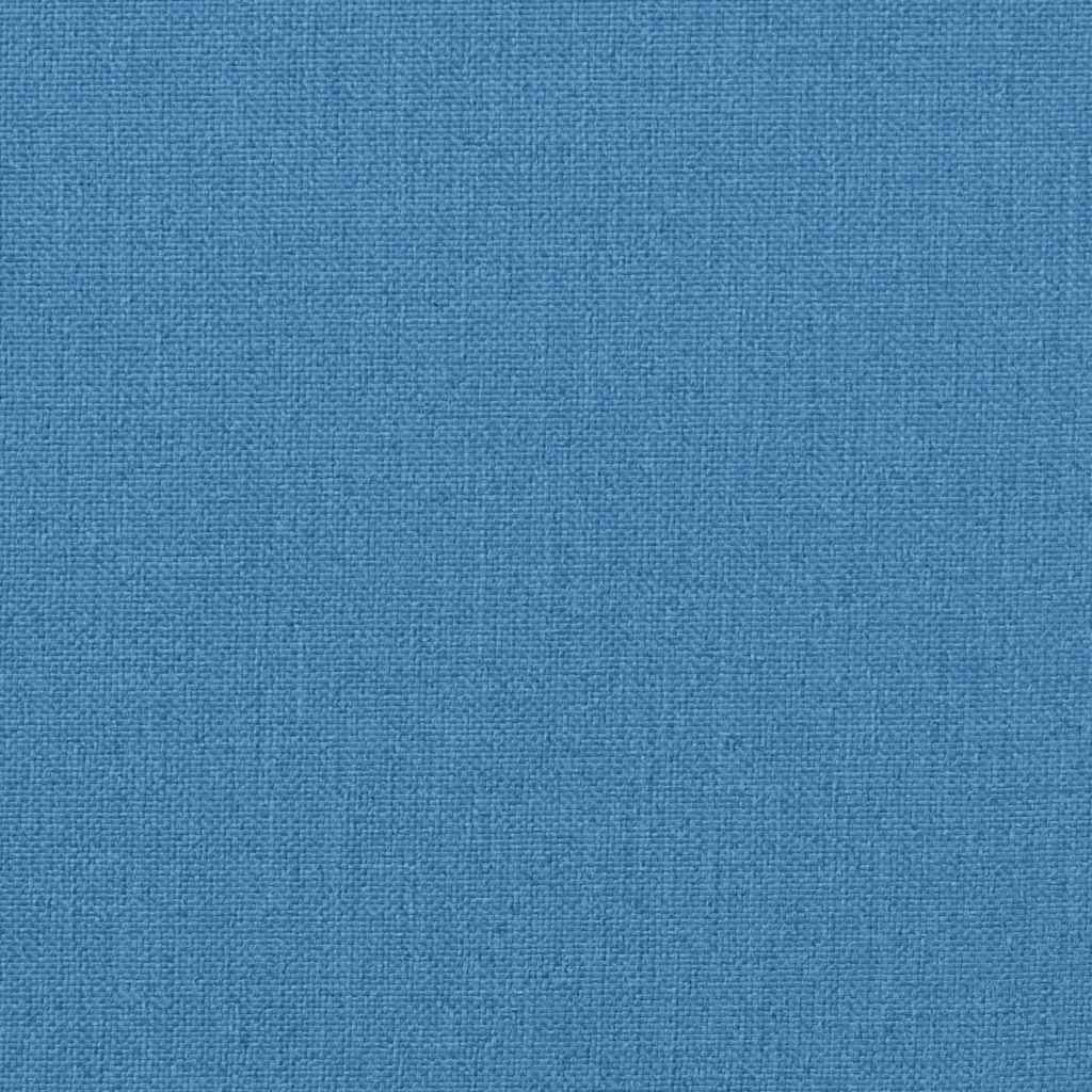 Ligbedkussen 186x58x4 cm stof gemêleerd blauw