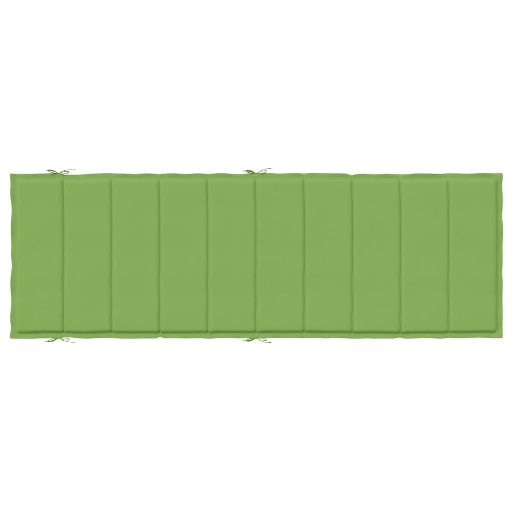 Ligbedkussen 186x58x3 cm stof gemêleerd groen