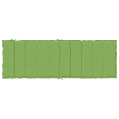 Ligbedkussen 186x58x3 cm stof gemêleerd groen