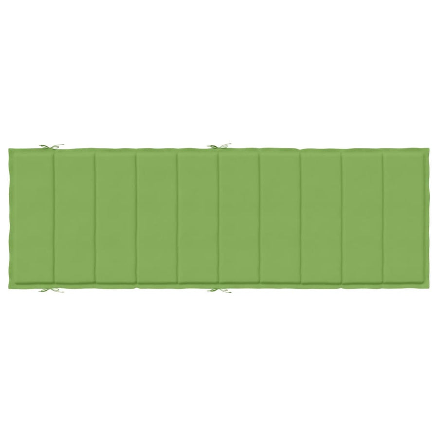 Ligbedkussen 186x58x3 cm stof gemêleerd groen