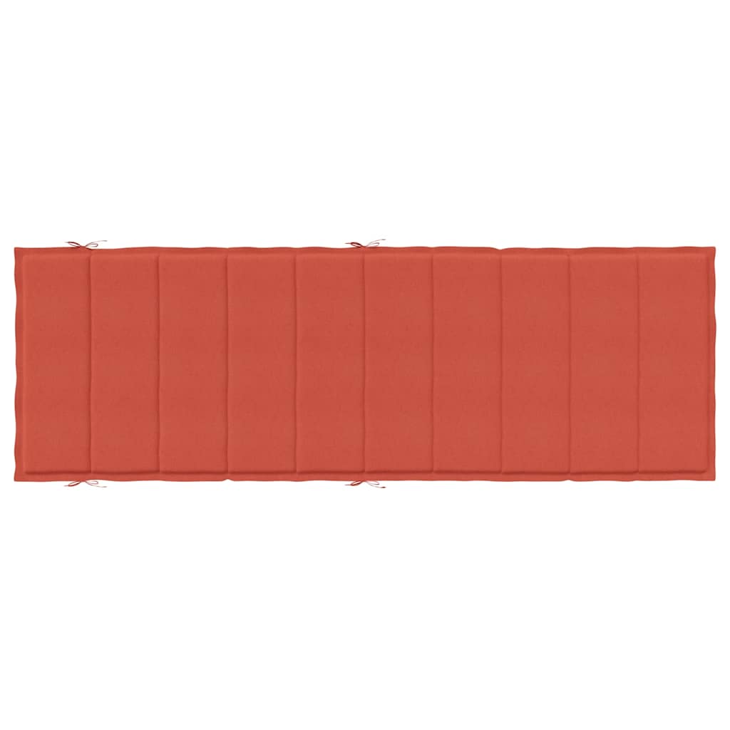 Ligbedkussen 186X58X4 Cm Stof Gemêleerd Rood rood mix