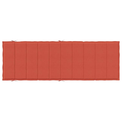 Ligbedkussen 186X58X4 Cm Stof Gemêleerd Rood rood mix