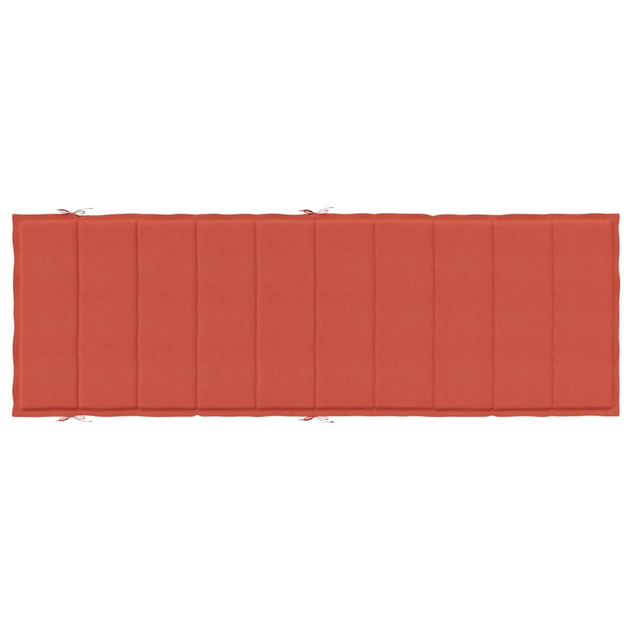 Ligbedkussen 186X58X4 Cm Stof Gemêleerd Rood rood mix