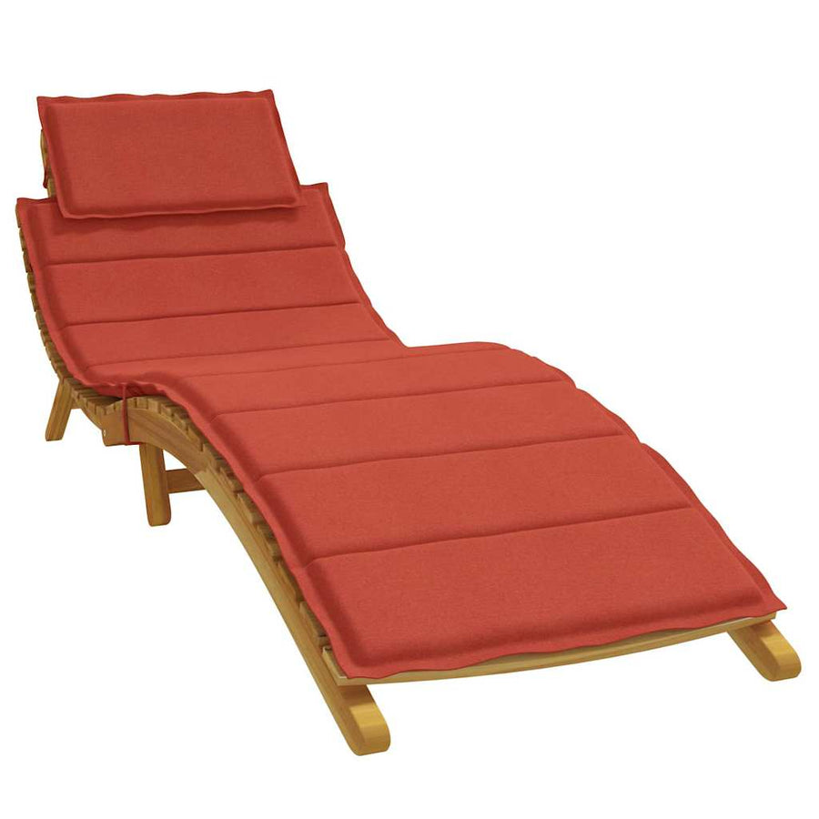 Ligbedkussen 186X58X4 Cm Stof Gemêleerd Rood rood mix