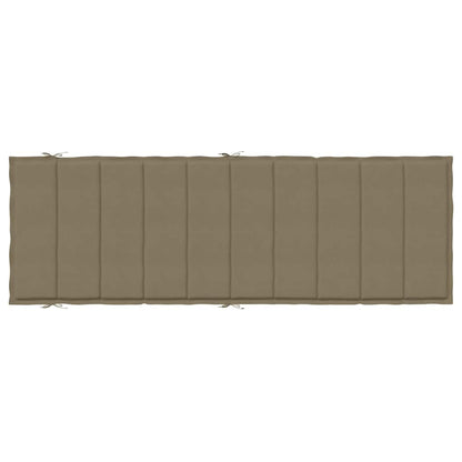 Ligbedkussen 186X58X4 Cm Stof Gemêleerd Taupe taupe mix