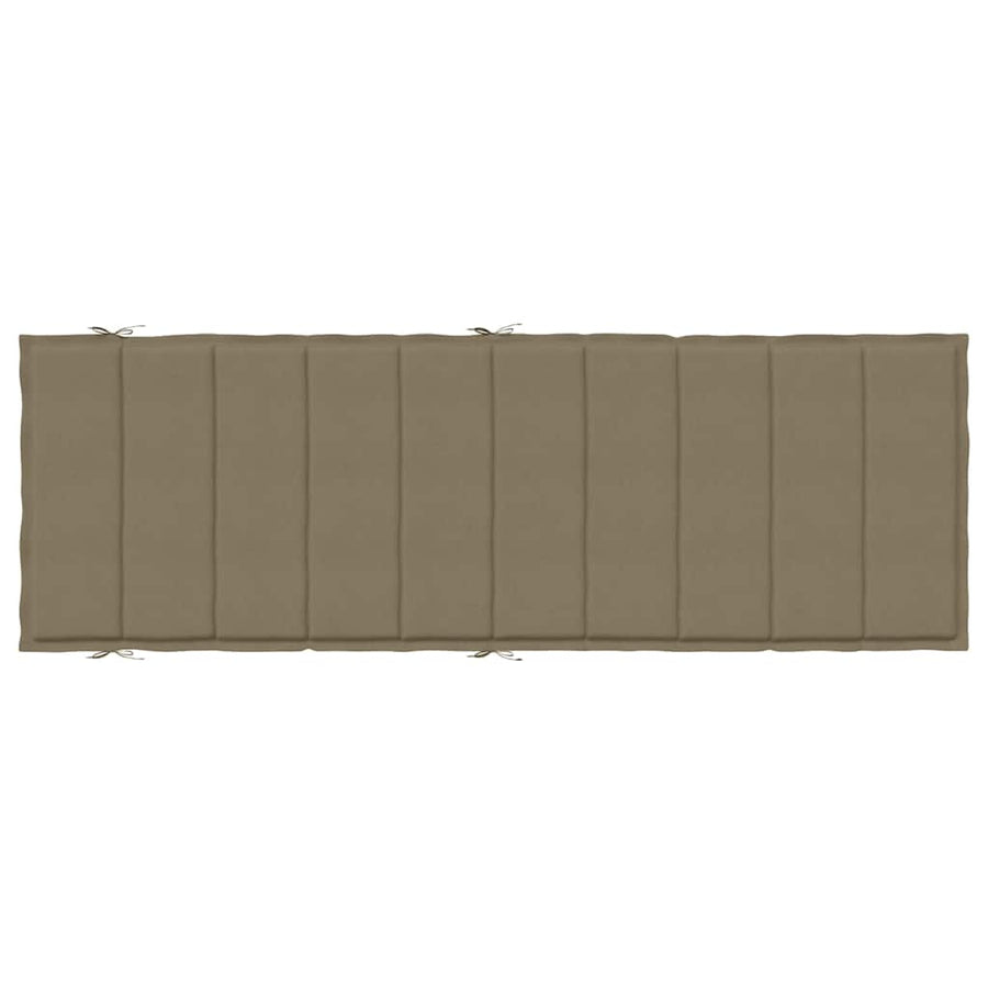 Ligbedkussen 186X58X4 Cm Stof Gemêleerd Taupe taupe mix