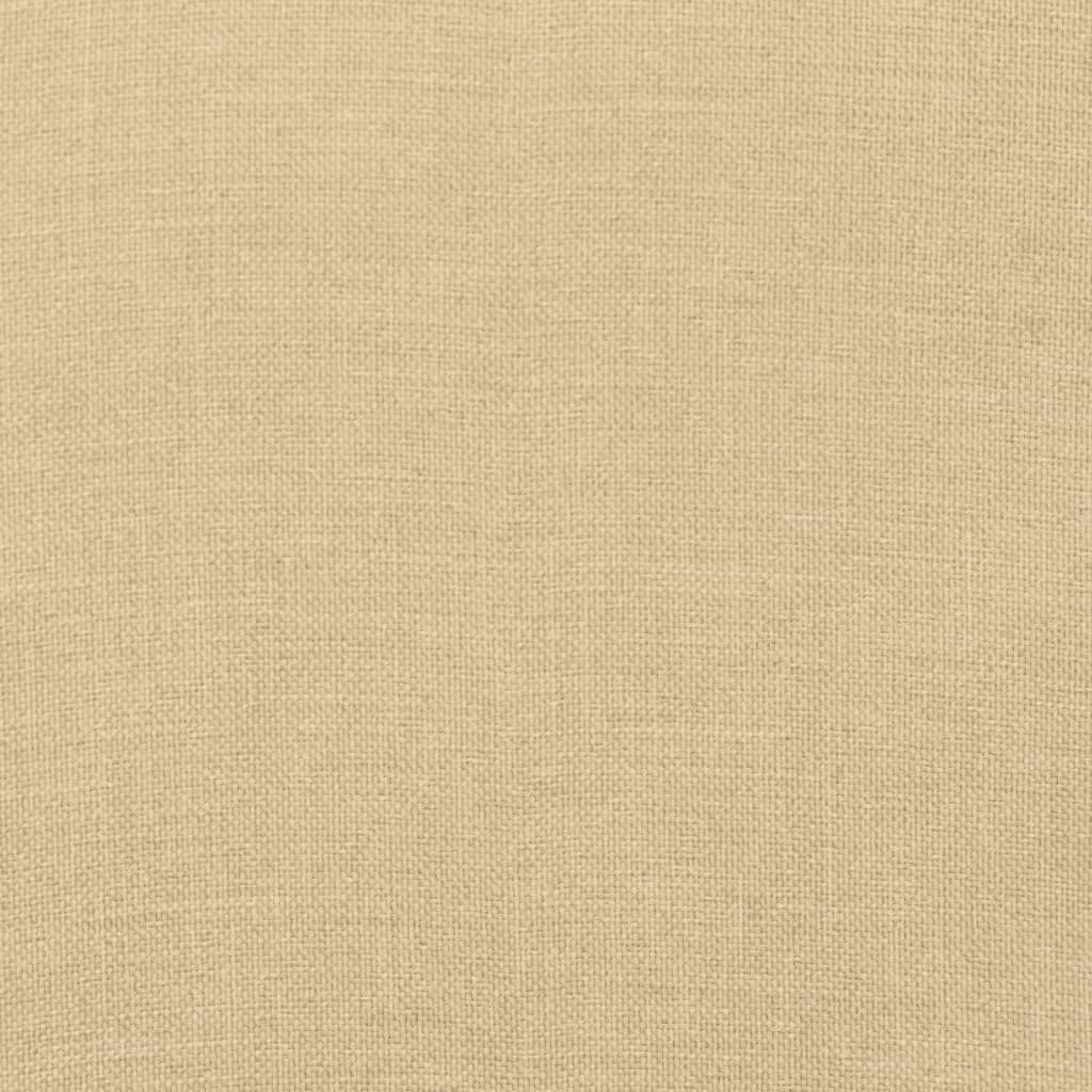 Terrasstoelkussen (75+105)x50x3 cm stof gemêleerd beige