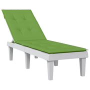 Terrasstoelkussen 75+105x50x3 cm gemêleerd groen
