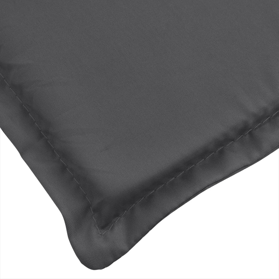Ligbedkussen Stof Gemêleerd Antracietkleurig 200 x 50 x 4 cm