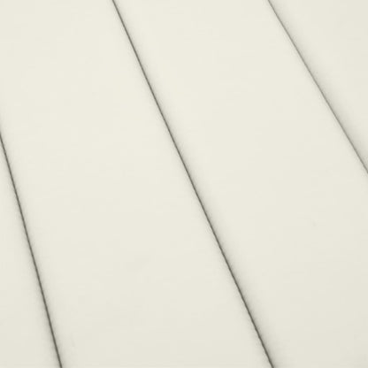 Ligbedkussen 200x50x4 cm stof gemêleerd crèmekleurig