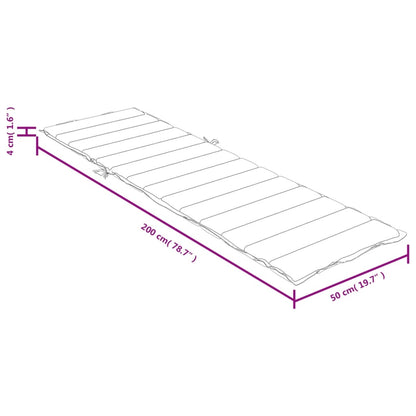 Ligbedkussen 200x50x4 cm stof gemêleerd rood