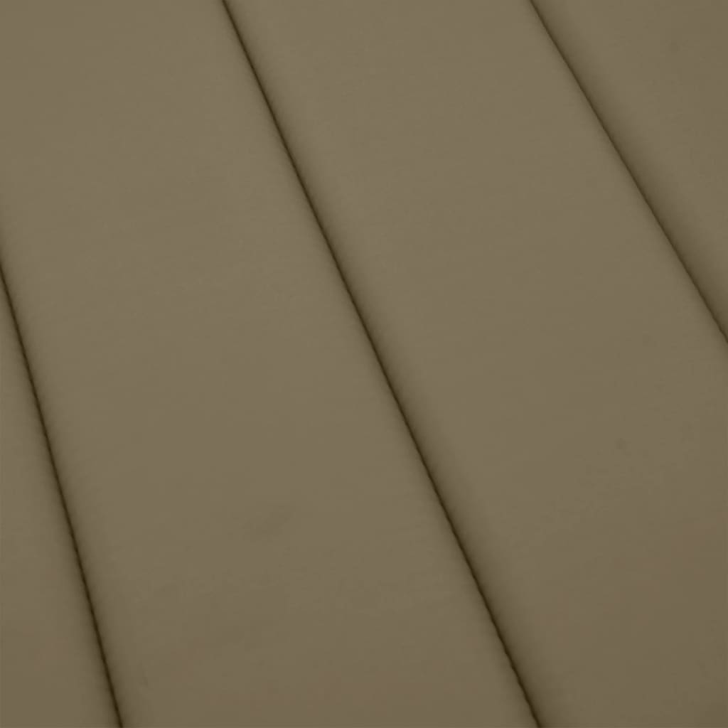 Ligbedkussen Stof Gemêleerd Taupe 200 x 50 x 4 cm