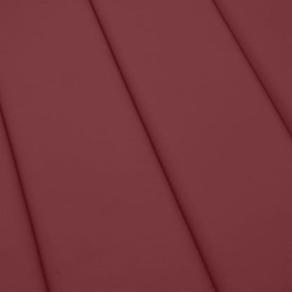 Ligbedkussen Stof Gemêleerd Wijnrood 200 x 50 x 4 cm