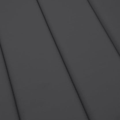 Ligbedkussen Stof Gemêleerd Antracietkleurig 200 x 60 x 4 cm