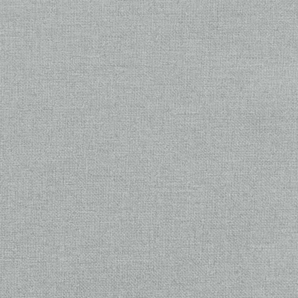 Ligbedkussen Stof Gemêleerd Lichtgrijs 200 x 60 x 4 cm