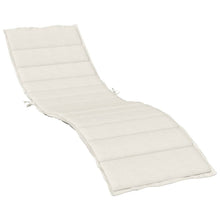 Ligbedkussen Stof Gemêleerd Crèmekleurig 200 x 60 x 4 cm