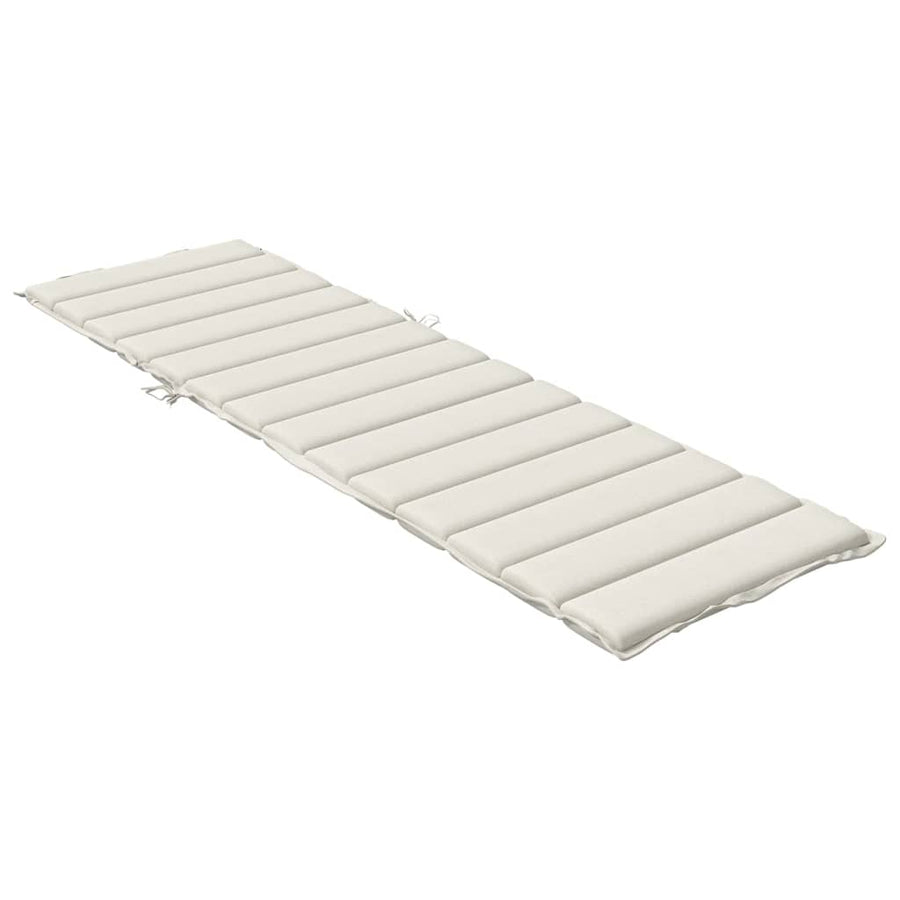 Ligbedkussen Stof Gemêleerd Crèmekleurig 200 x 60 x 4 cm