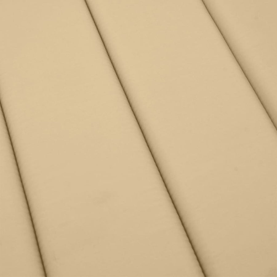 Ligbedkussen Stof Gemêleerd Beige 200 x 60 x 4 cm