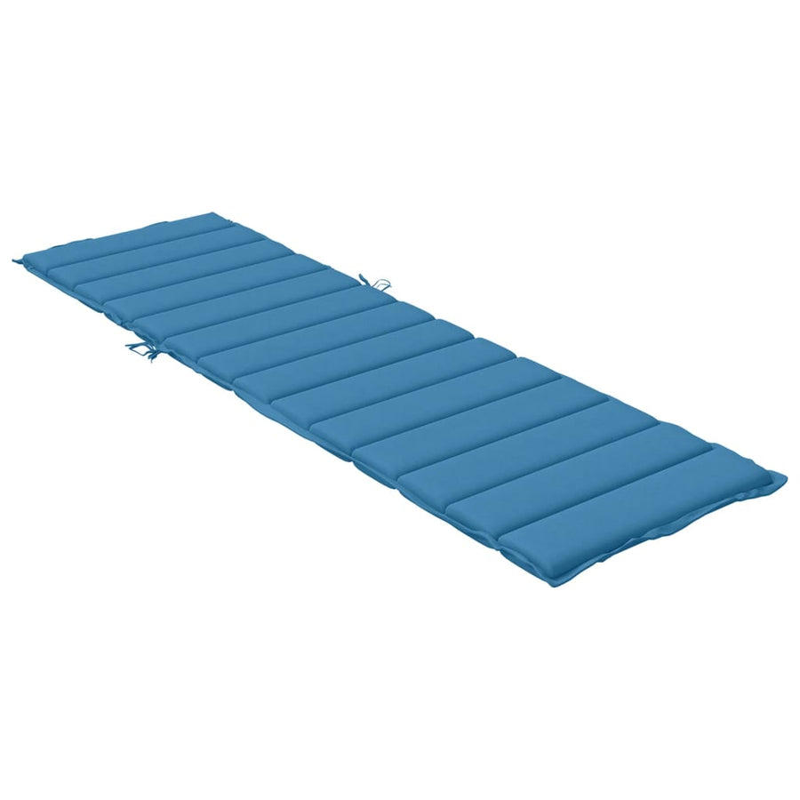 Ligbedkussen Stof Gemêleerd Blauw 200 x 60 x 4 cm