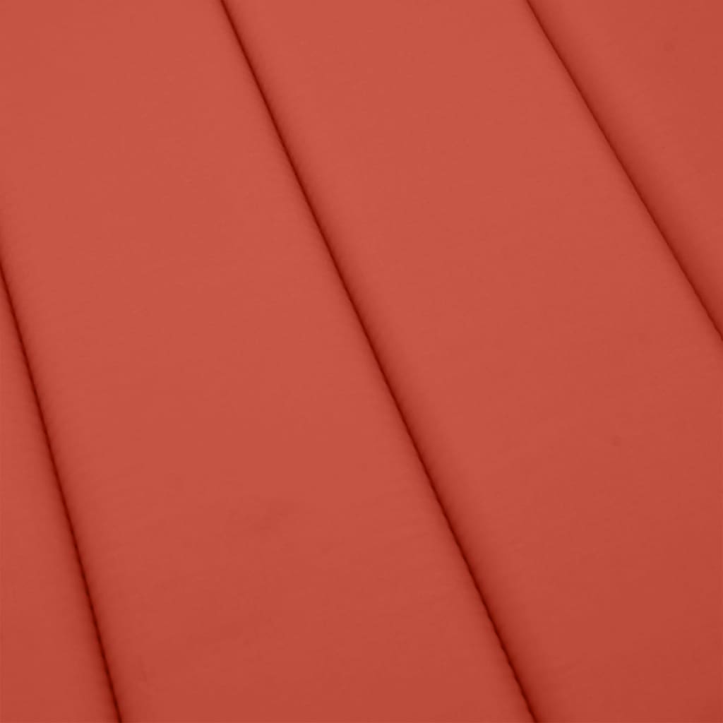 Ligbedkussen Stof Gemêleerd Rood 200 x 60 x 4 cm