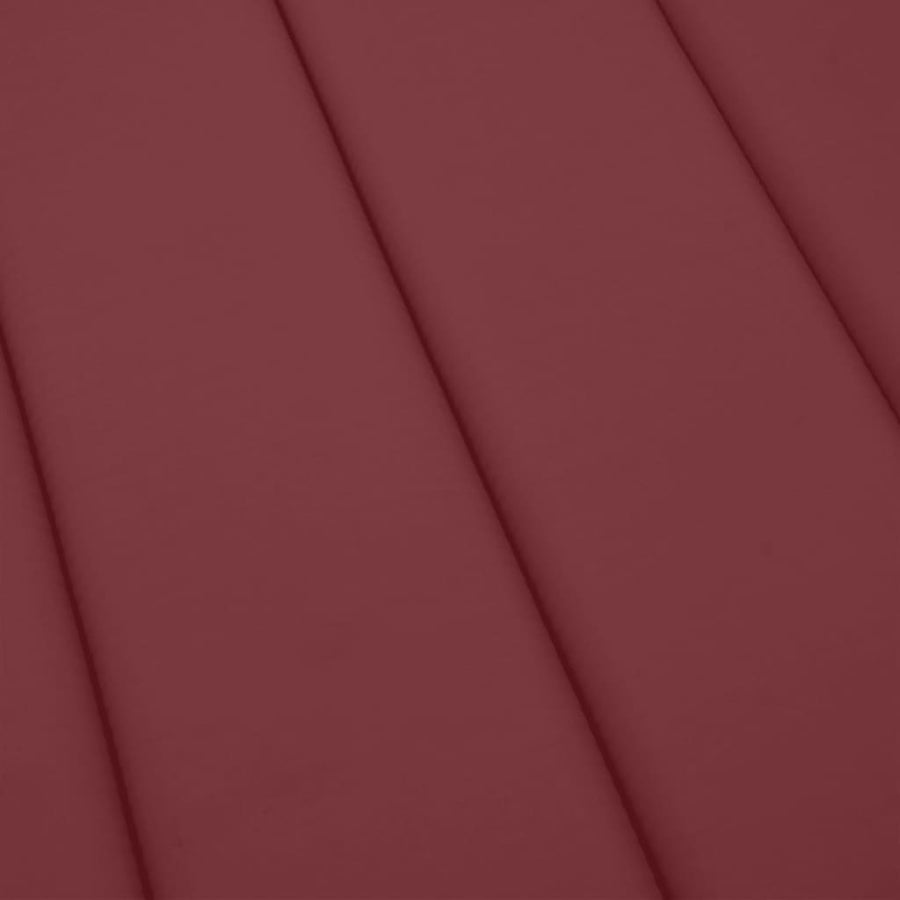 Ligbedkussen Stof Gemêleerd Wijnrood 200 x 60 x 4 cm