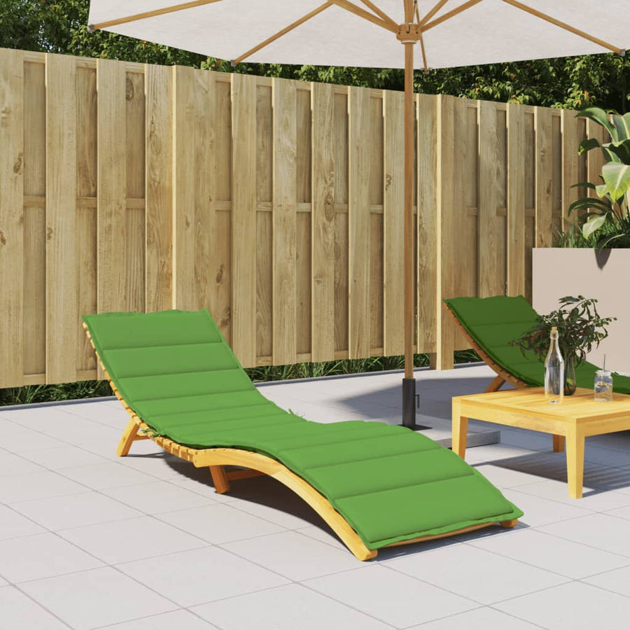 Ligbedkussen Stof Gemêleerd Groen 200 x 70 x 4 cm