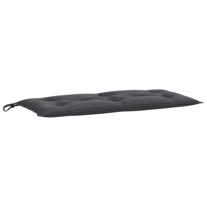 Tuinbankkussen 100x50x7 cm stof gemêleerd antracietkleurig