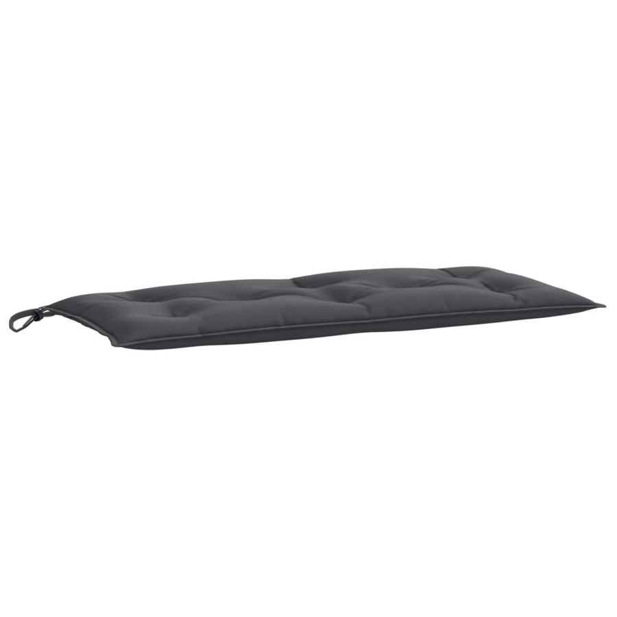 Tuinbankkussen 100x50x7 cm stof gemêleerd antracietkleurig
