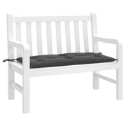 Tuinbankkussen 100x50x7 cm antraciet polyester