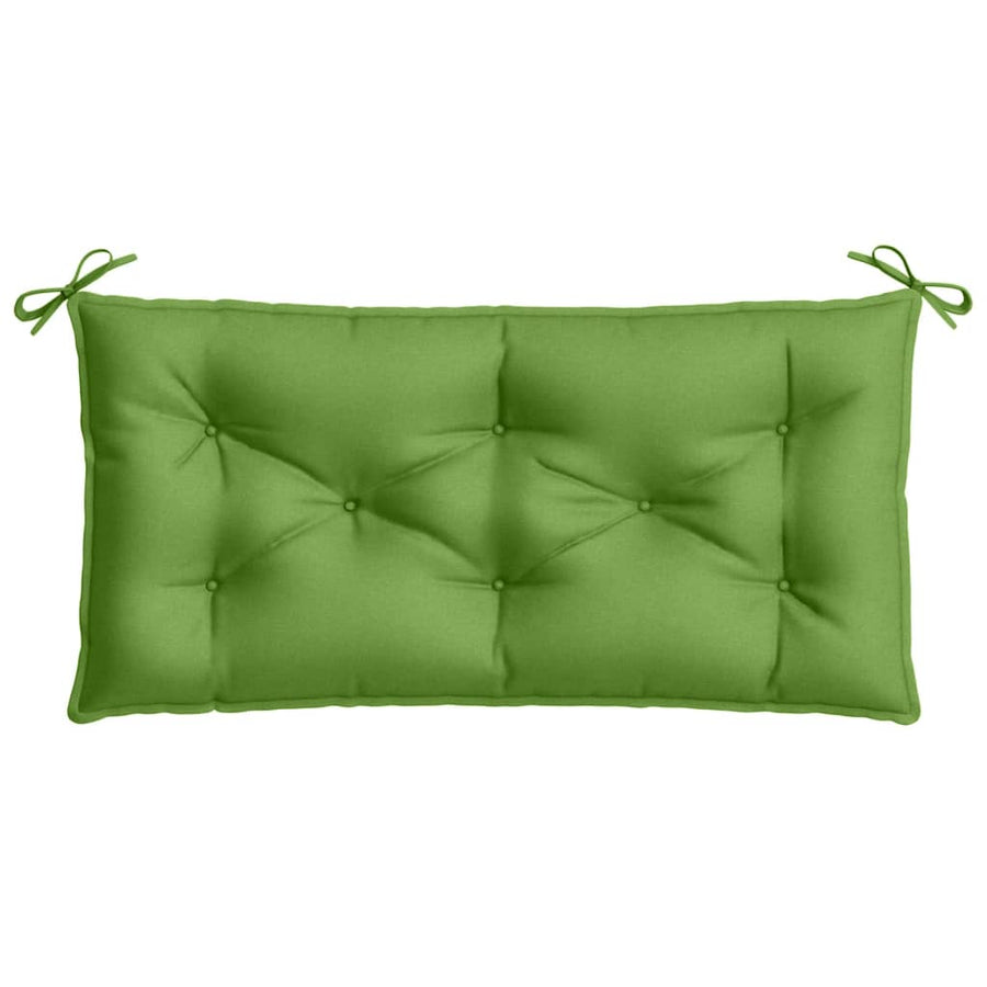 Tuinbankkussen 100x50x7 cm stof gemêleerd groen