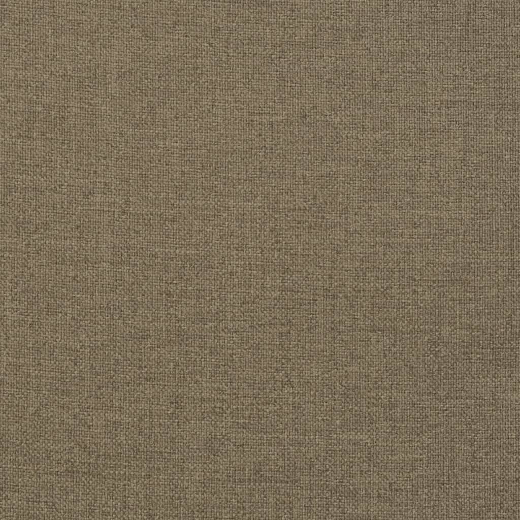 Tuinbankkussen 100x50x7 cm stof gemêleerd taupe