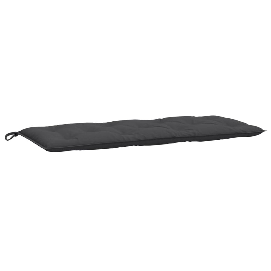 Tuinbankkussen 120x50x7 cm stof gemêleerd antracietkleurig