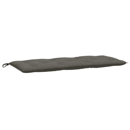Tuinbankkussen 120x50x7 cm stof gemêleerd donkergrijs