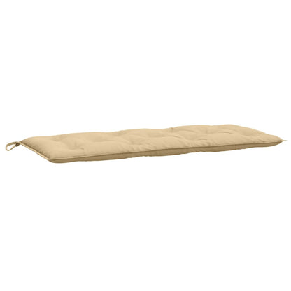 Tuinbankkussen 120x50x7 cm stof gemêleerd beige