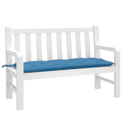 Tuinbankkussen 120x50x7 cm gemêleerd blauw polyester