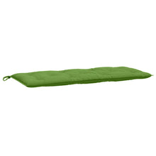 Tuinbankkussen 120x50x7 cm stof gemêleerd groen