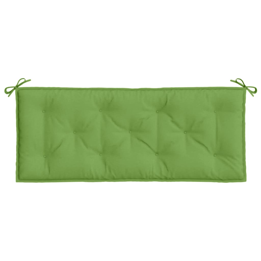Tuinbankkussen 120x50x7 cm stof gemêleerd groen