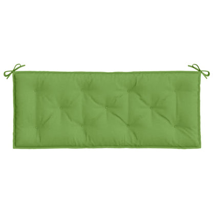 Tuinbankkussen 120x50x7 cm stof gemêleerd groen