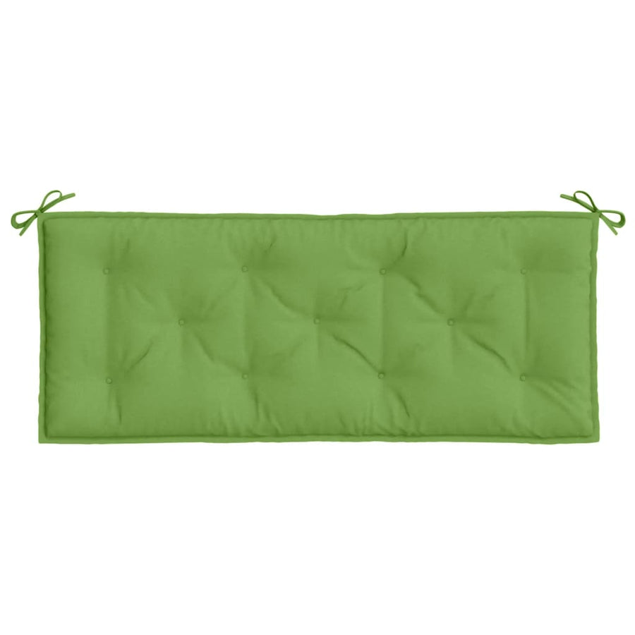Tuinbankkussen 120x50x7 cm stof gemêleerd groen