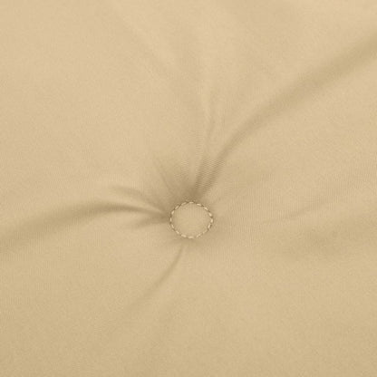 Tuinbankkussen 150x50x7 cm stof gemêleerd beige