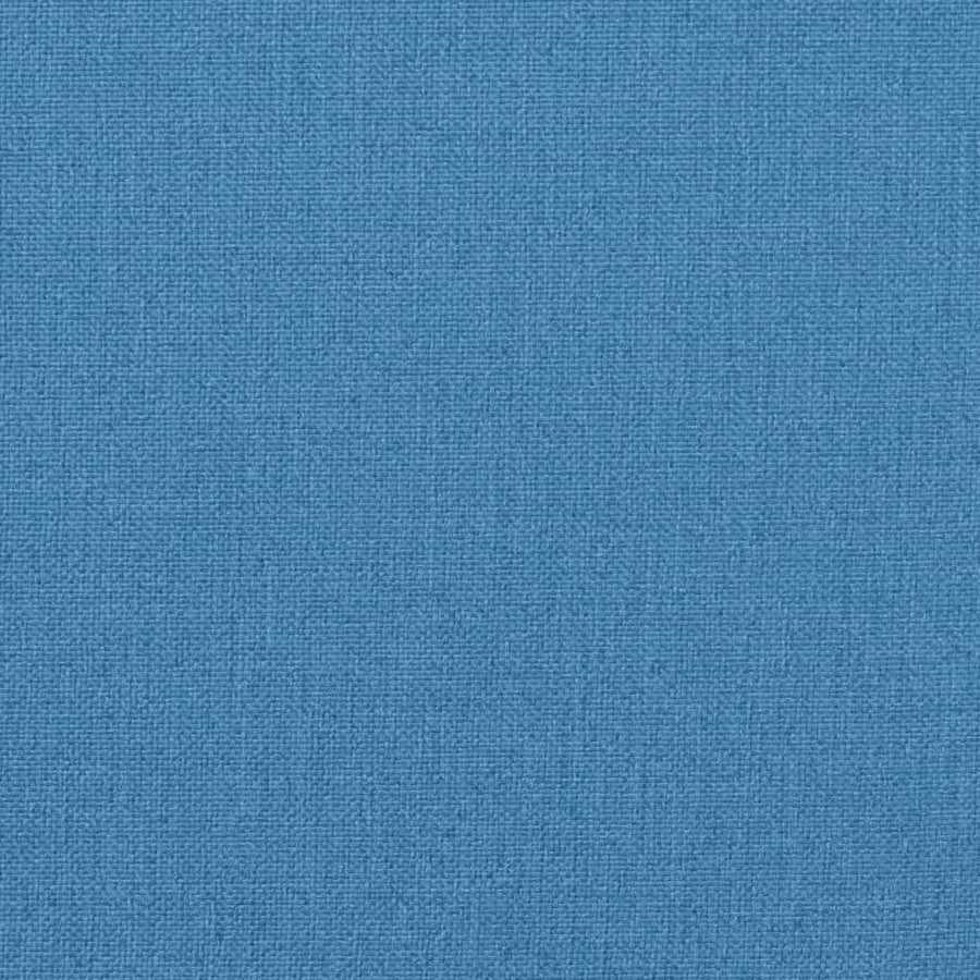 Tuinbankkussen 150x50x7 cm stof gemêleerd blauw